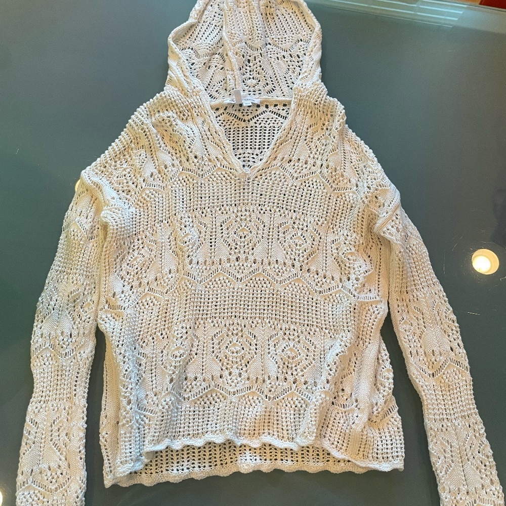 Crochet Hoodie Sweater